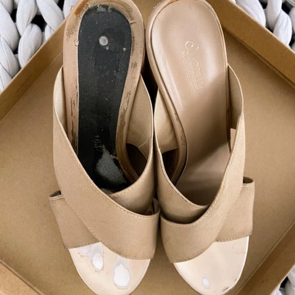 Charles David Tan Crossover Mules